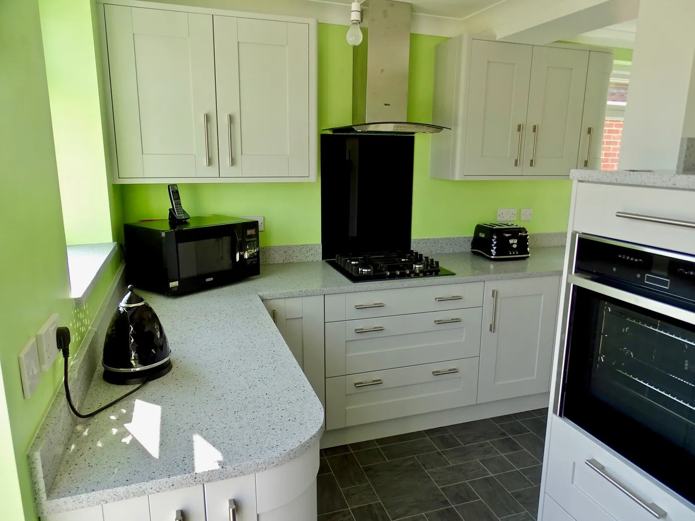 Shaker Kitchen with Lime Accents