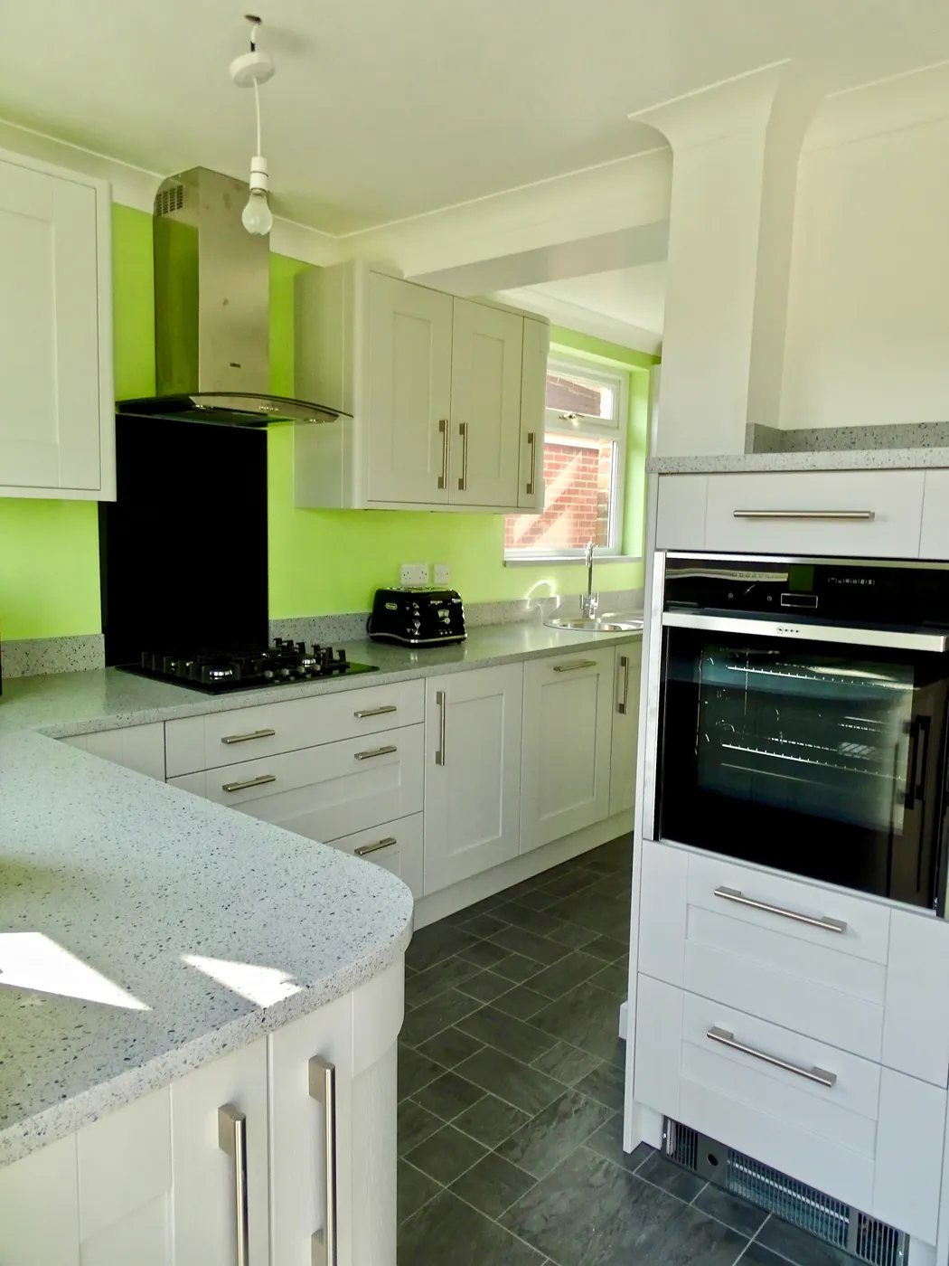 Shaker Kitchen with Lime Accents — project photo