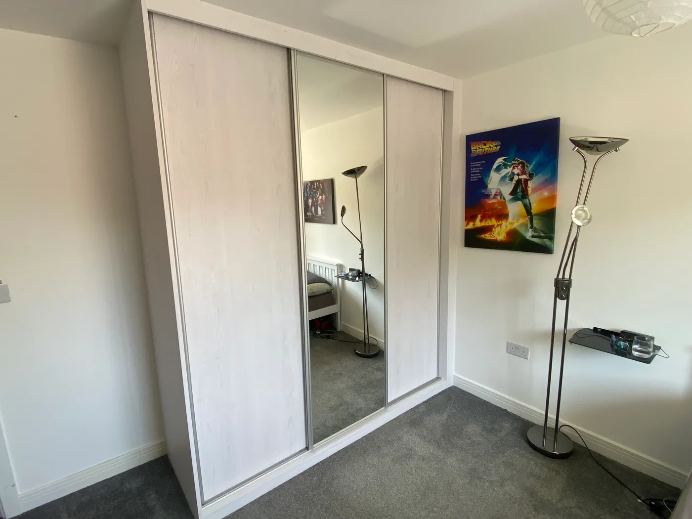 Media Wall with Integrated Electric Fire — project photo
