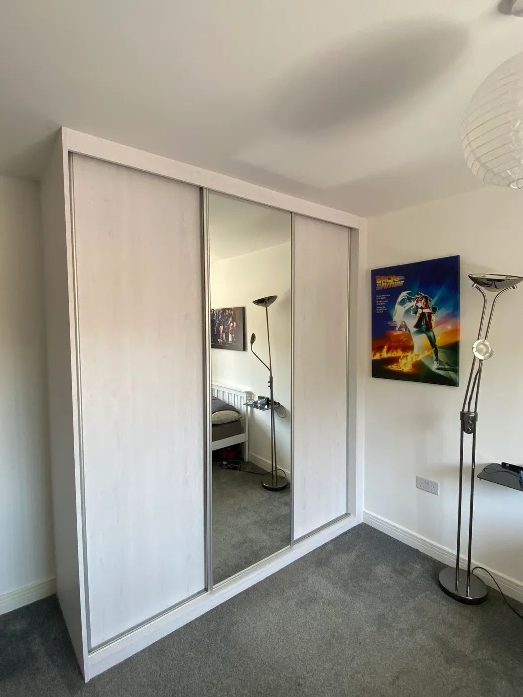 Media Wall with Integrated Electric Fire — project photo