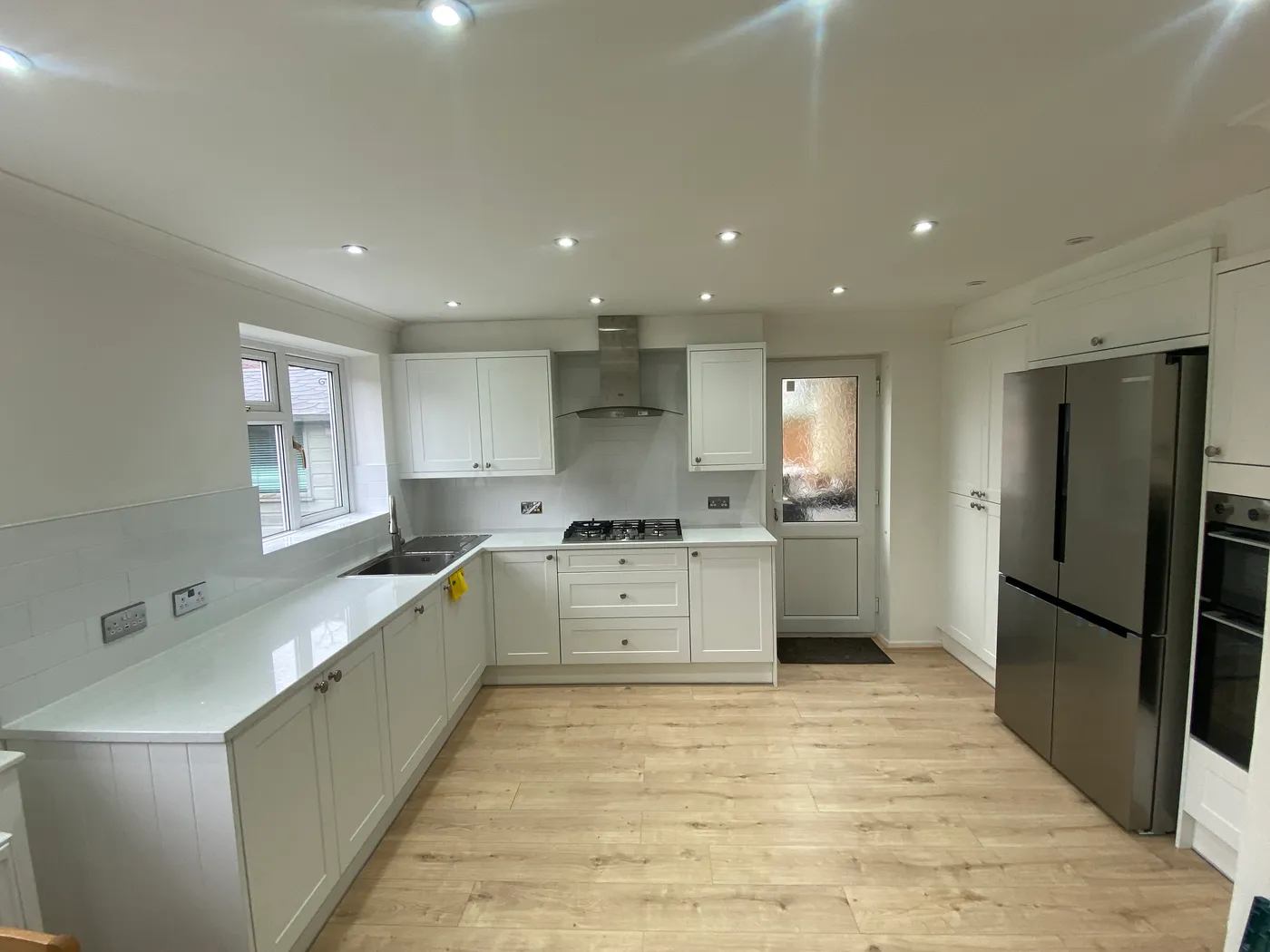 Bright White Shaker Kitchen