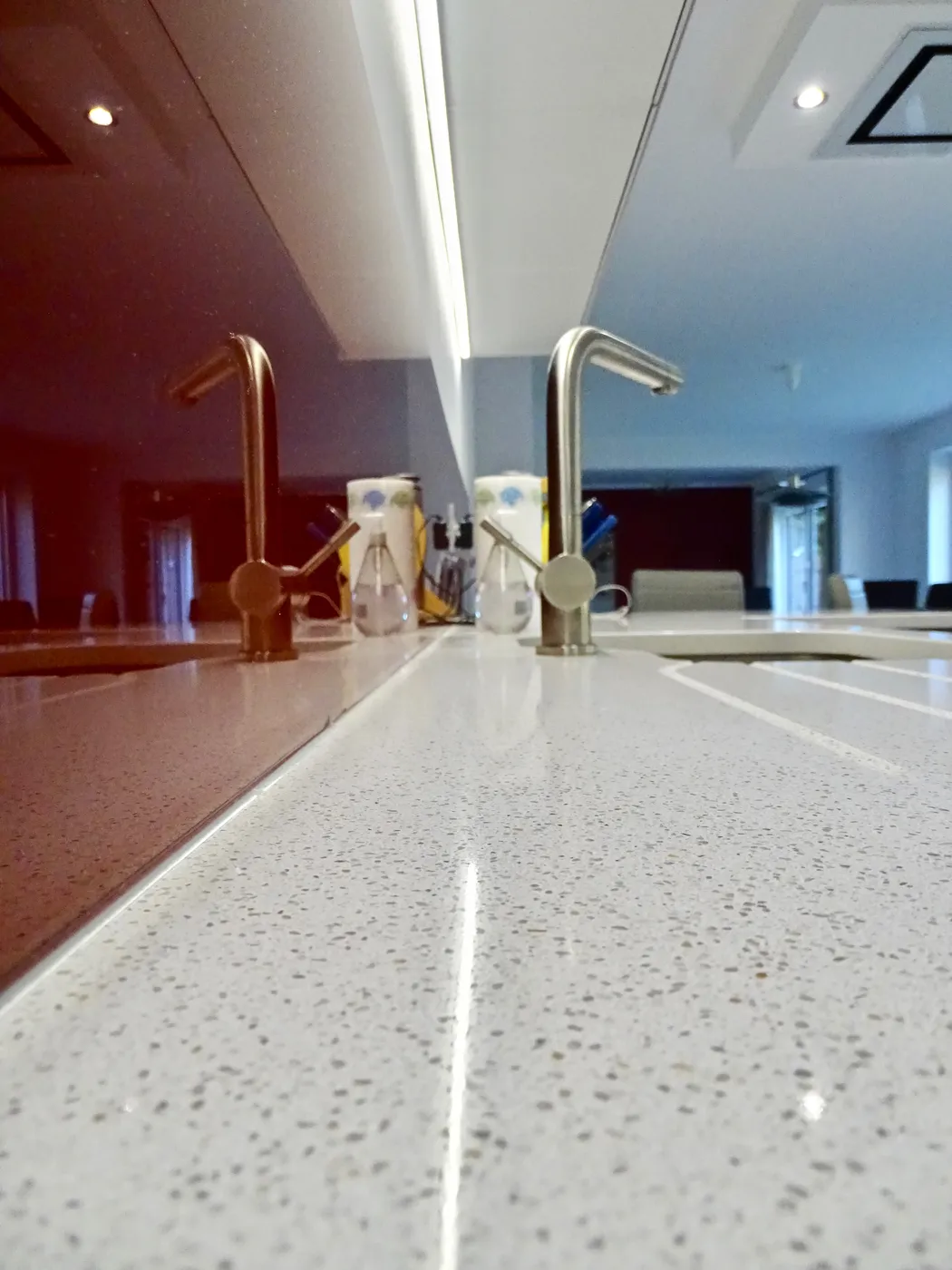 Contemporary Grey Kitchen with Breakfast Bar — project photo