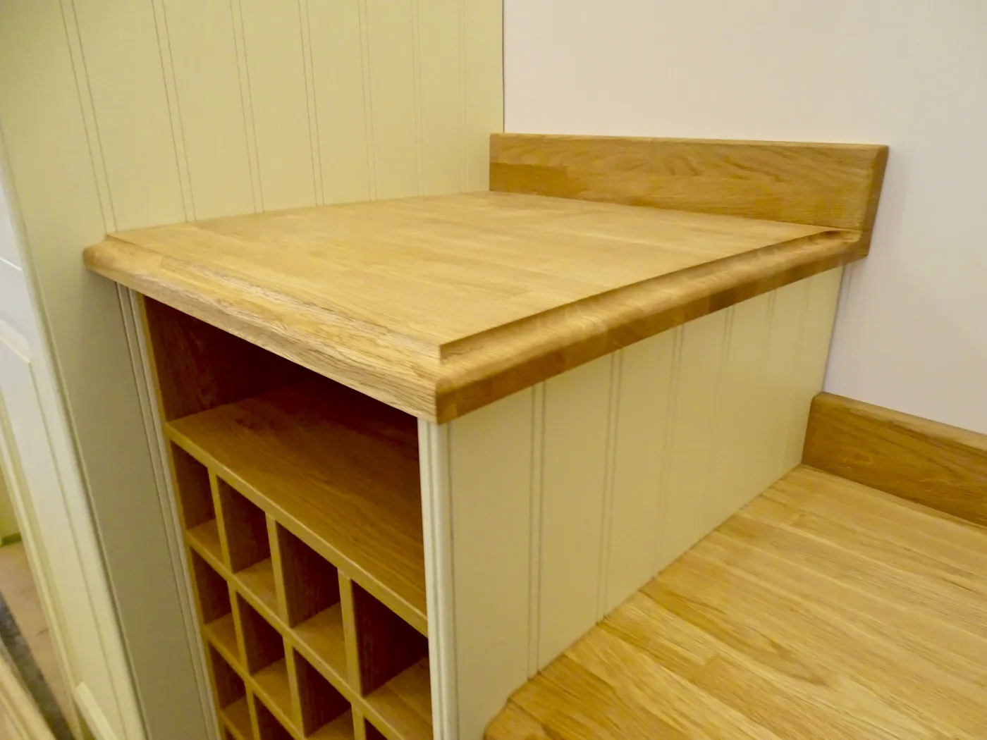 Farmhouse Kitchen Storage Detail